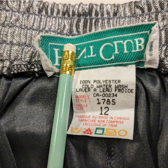 🩶 Vintage Hunt Club Silver Metallic Pleated Midi Skirt, Vtg 12 - Picture 4 of 16